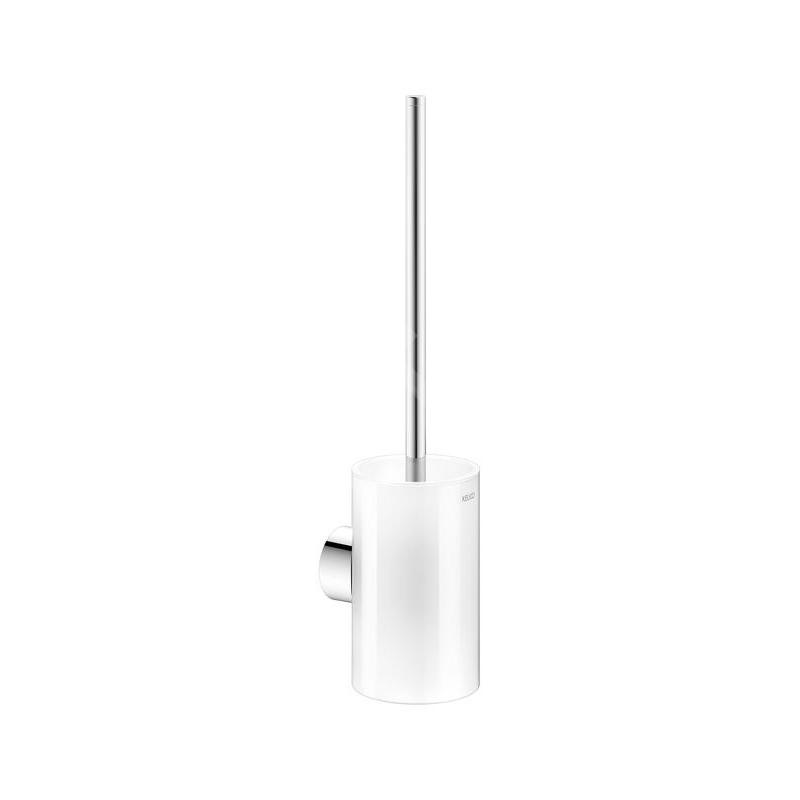 Keuco Reva - Brosse WC murale avec support, verre mat / chrome 12864019000