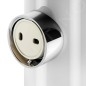 Keuco Reva - Brosse WC murale avec support, verre mat / chrome 12864019000