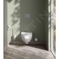 Keuco Reva - Brosse WC murale avec support, verre mat / chrome 12864019000