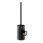 Keuco Reva - Brosse WC murale avec support, noir mat 12864379000
