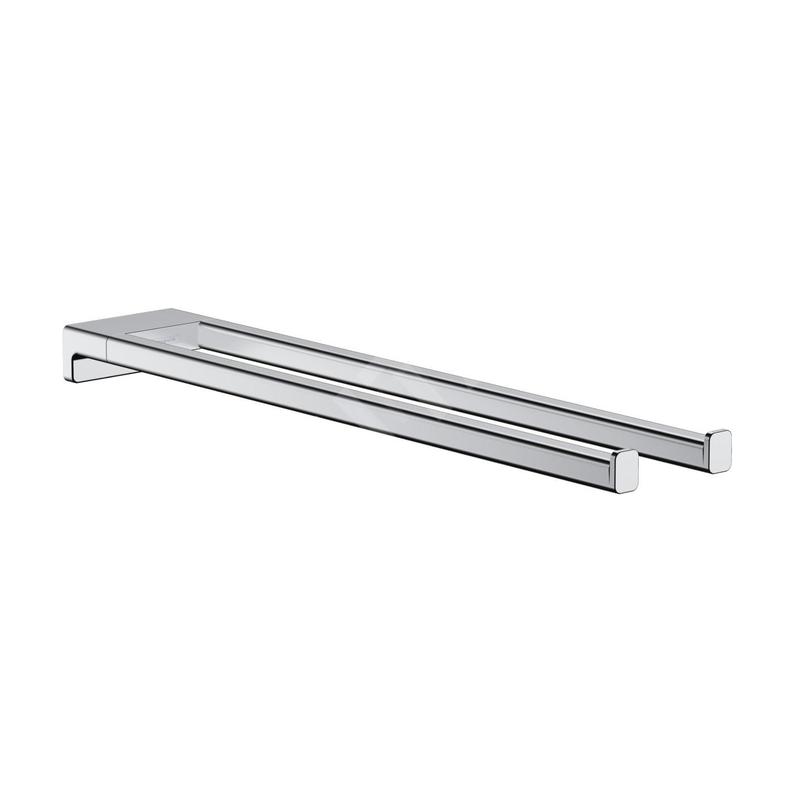 Hansgrohe AddStoris - Porte-serviettes double, longueur 450 mm, chrome 41770000