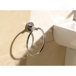 Aqualine Samba - Anneau porte-serviette, chrome SB106