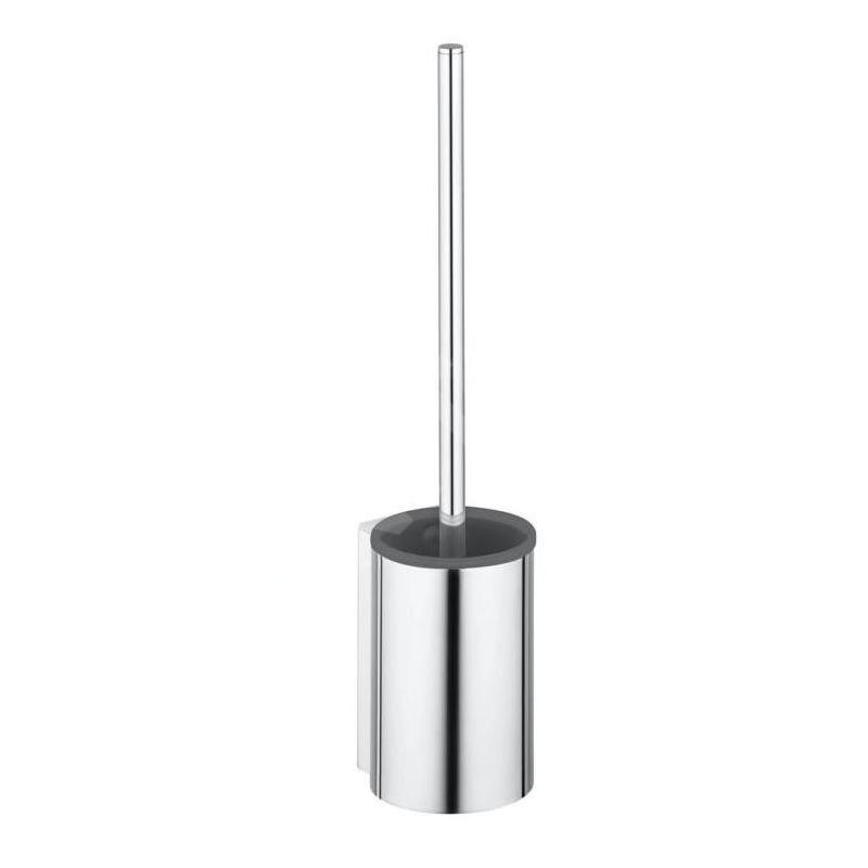 Keuco Plan - Brosse de toilette avec support, noir/chrome 14972010200