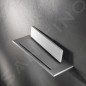 Keuco Edition 400 - Étagère avec raclette à vitre, longueur 328 mm, argenté/blanc 11559170000