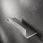 Keuco Edition 400 - Étagère avec raclette à vitre, longueur 328 mm, argenté/blanc 11559170000