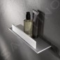 Keuco Edition 400 - Étagère avec raclette à vitre, longueur 328 mm, argenté/blanc 11559170000