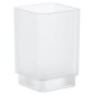 Grohe Selection Cube - Gobelet, blanc satiné daVinci 40783000
