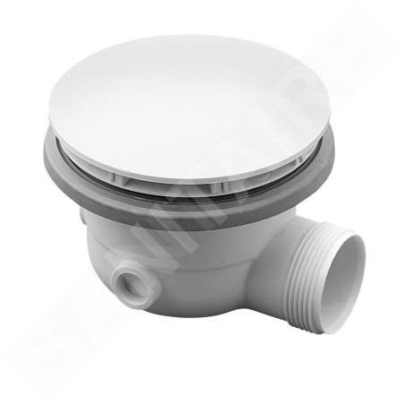 Polysan Siphons - Siphon de receveur de douche DN 40 mm, pour receveur MIRAI, blanc 73181