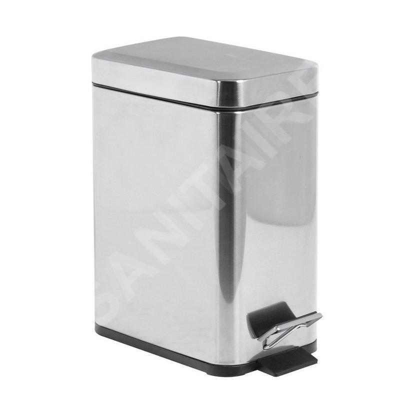 Aqualine Simple Line - Poubelle, 5l, inox GAQ005