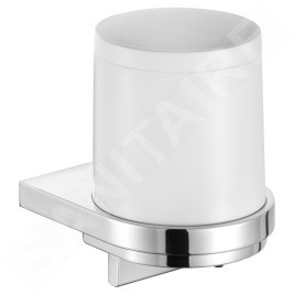Keuco Collection Moll - Distributeur de savon avec support, 180 ml, blanc/chrome 12752010100