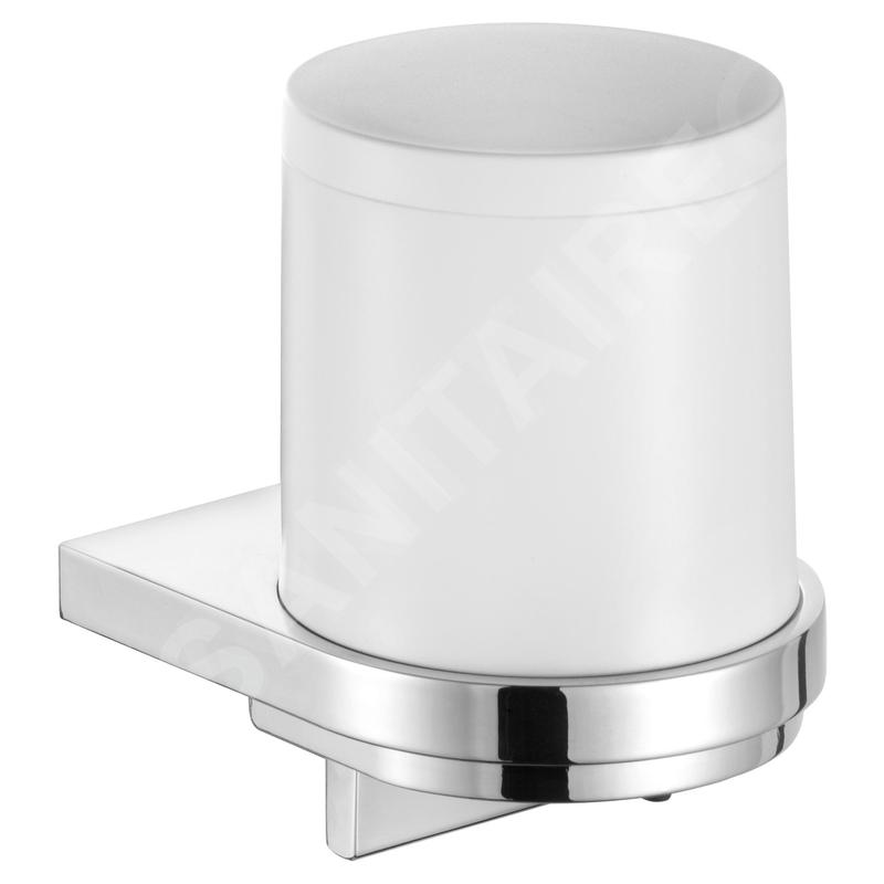 Keuco Collection Moll - Distributeur de savon avec support, 180 ml, blanc/chrome 12752010100