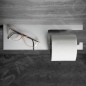 Keuco Edition 400 - Porte-papier toilette avec étagère, argenté 11573170000