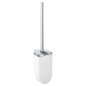 Keuco Elegance - Brosse de toilette avec support, blanc/chrome 11664010100