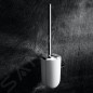 Keuco Elegance - Brosse de toilette avec support, blanc/chrome 11664010100