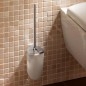 Keuco Elegance - Brosse de toilette avec support, blanc/chrome 11664010100