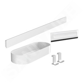 Hansgrohe WallStoris - Accessoires de salle de bain, blanc mat 27967700