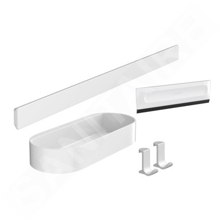 Hansgrohe WallStoris - Accessoires de salle de bain, blanc mat 27967700