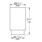 Grohe Selection - Gobelet, verre/blanc 41029000
