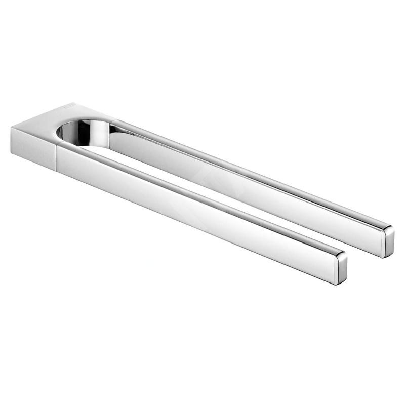 Keuco Collection Moll - Porte-serviettes double, longueur 340 mm, chrome 12719010000