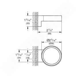Grohe Selection - Porte-verre, porte-savon, chrome 41027000