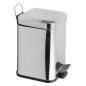 Aqualine Simple Line - Poubelle carré 3 l, inox poli GAQ003