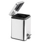 Aqualine Simple Line - Poubelle carré 3 l, inox poli GAQ003