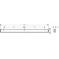 Hansgrohe WallStoris - Barre murale 500 mm, blanc mat 27902700