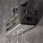 Keuco Accessoires de salle de bains - Étagère, longueur 320 mm, noir mat 24954370000