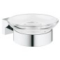 Grohe Essentials Cube - Porte-savon avec support, chrome 40754001