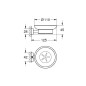 Grohe Essentials Cube - Porte-savon avec support, chrome 40754001