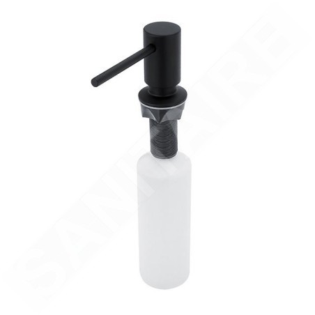 Nimco Autres - Distributeur de désinfection ou de savon, encastré, 350 ml, noir mat UNC 4031V-90