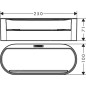 Hansgrohe WallStoris - Corbeille de rangement profonde, blanc mat 27912700