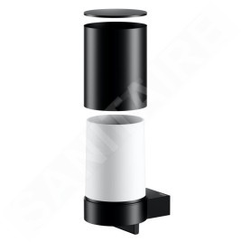 Keuco Plan - Distributeur de savon avec support, noir mat 14951370000