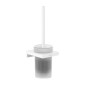 Hansgrohe AddStoris - Brosse WC murale, verre mat / blanc mat 41752700