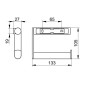 Keuco Plan - Porte-papier toilette, chrome 14962010000