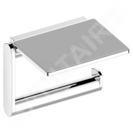 Keuco Plan - Porte-papier toilette avec étagère, chrome 14973010000
