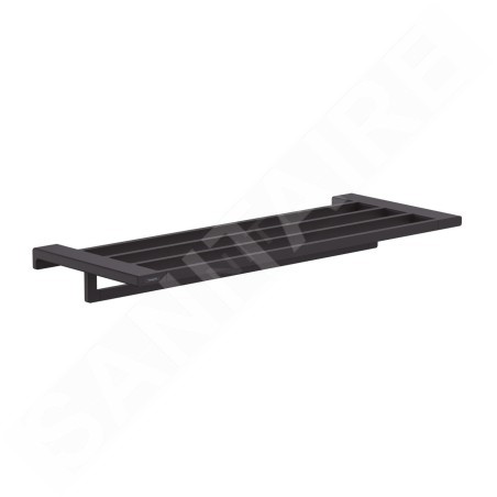 Hansgrohe AddStoris - Étagère avec porte-serviette, longueur 650 mm, noir mat 41751670