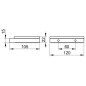Keuco Edition 11 - Porte-savon avec support, verre/chrome 11155019000