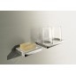 Keuco Edition 11 - Porte-savon avec support, verre/chrome 11155019000