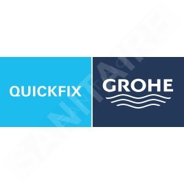 Grohe QuickFix Start Cube - Distributeur de savon avec support, verre/chrome 41098000