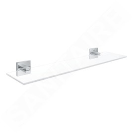 Grohe QuickFix Start Cube - Étagère, longueur 53 cm, verre/chrome 41109000