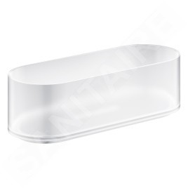 Grohe Selection - Tablette de douche, sans support, verre/blanc 41037000