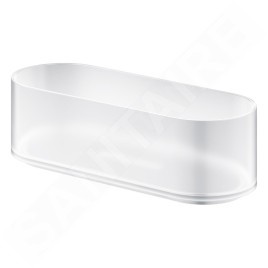 Grohe Selection - Tablette de douche, sans support, verre/blanc 41037000