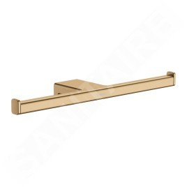 Hansgrohe AddStoris - Porte-papier toilette double, bronze brossé 41748140