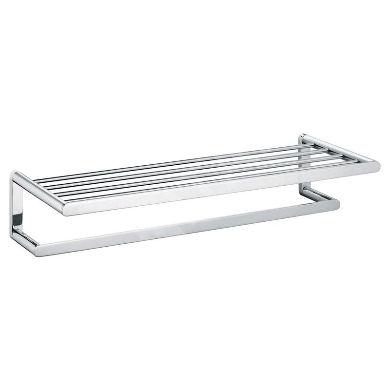 Keuco Elegance - Étagère avec porte-serviettes, longueur 620 mm, chrome 11675010000