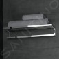 Keuco Elegance - Étagère avec porte-serviettes, longueur 620 mm, chrome 11675010000
