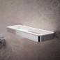 Keuco Plan - Étagère, longueur 29 cm, chrome / blanc 14958010051