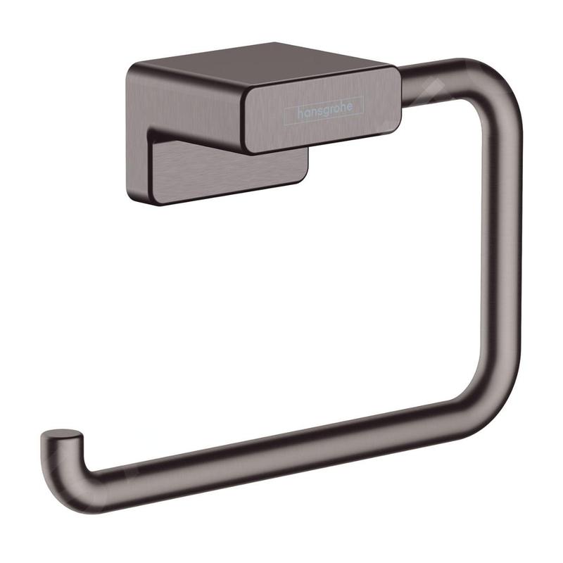 Hansgrohe AddStoris - Porte-papier toilette, chrome noir brossé 41771340