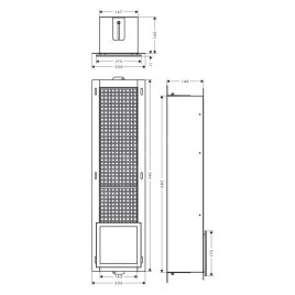 Hansgrohe XtraStoris Original - Porte-papier toilette encastré, blanc mat 56058700