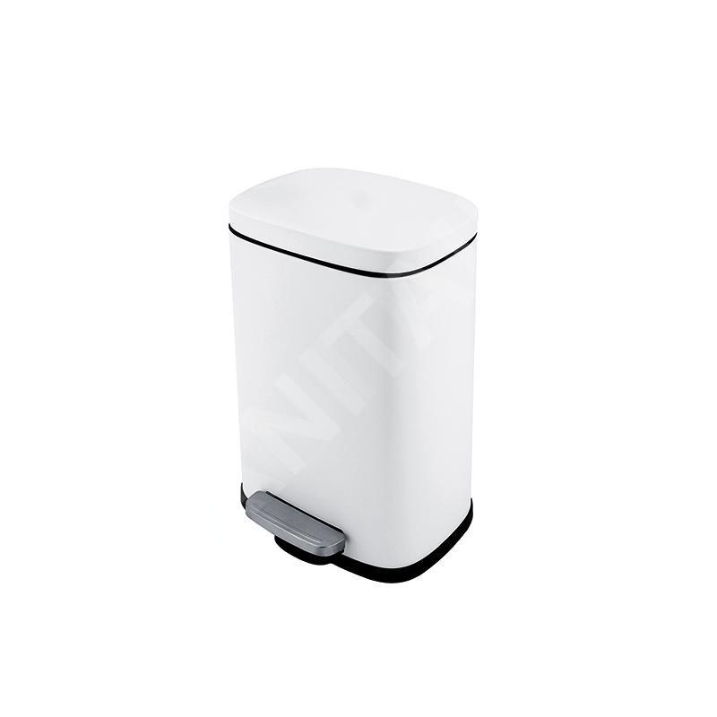 Nimco Poubelles - Poubelle, 5 l, blanc mat KOS 8005-05